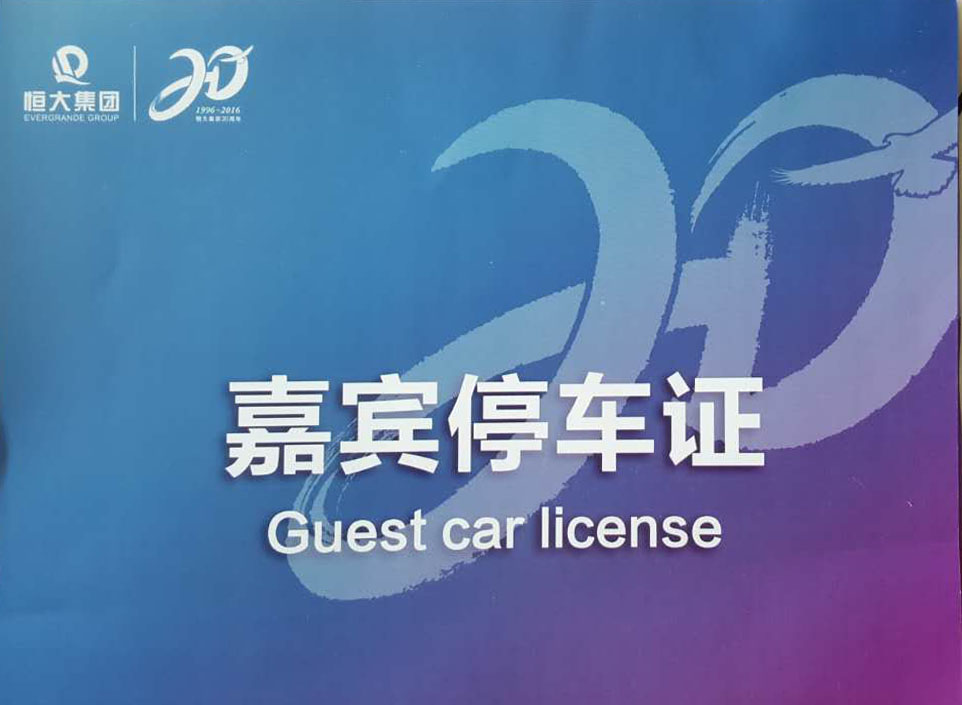 恒大(dà)20周年慶典指定用車單位